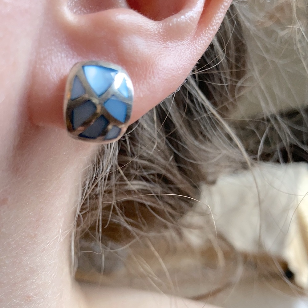 Silver Earrings and Pendant